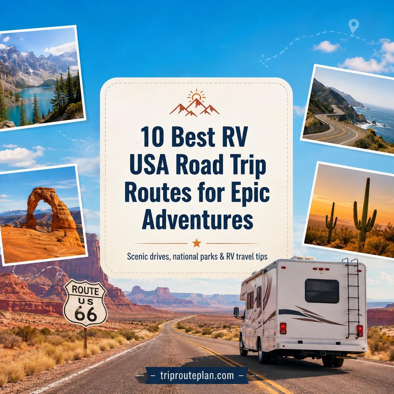 10 Best RV USA Road Trip Routes for Epic Adventures