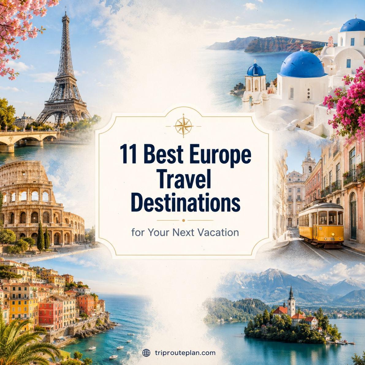 11 Best Europe Travel Destinations for Your Next Vacation