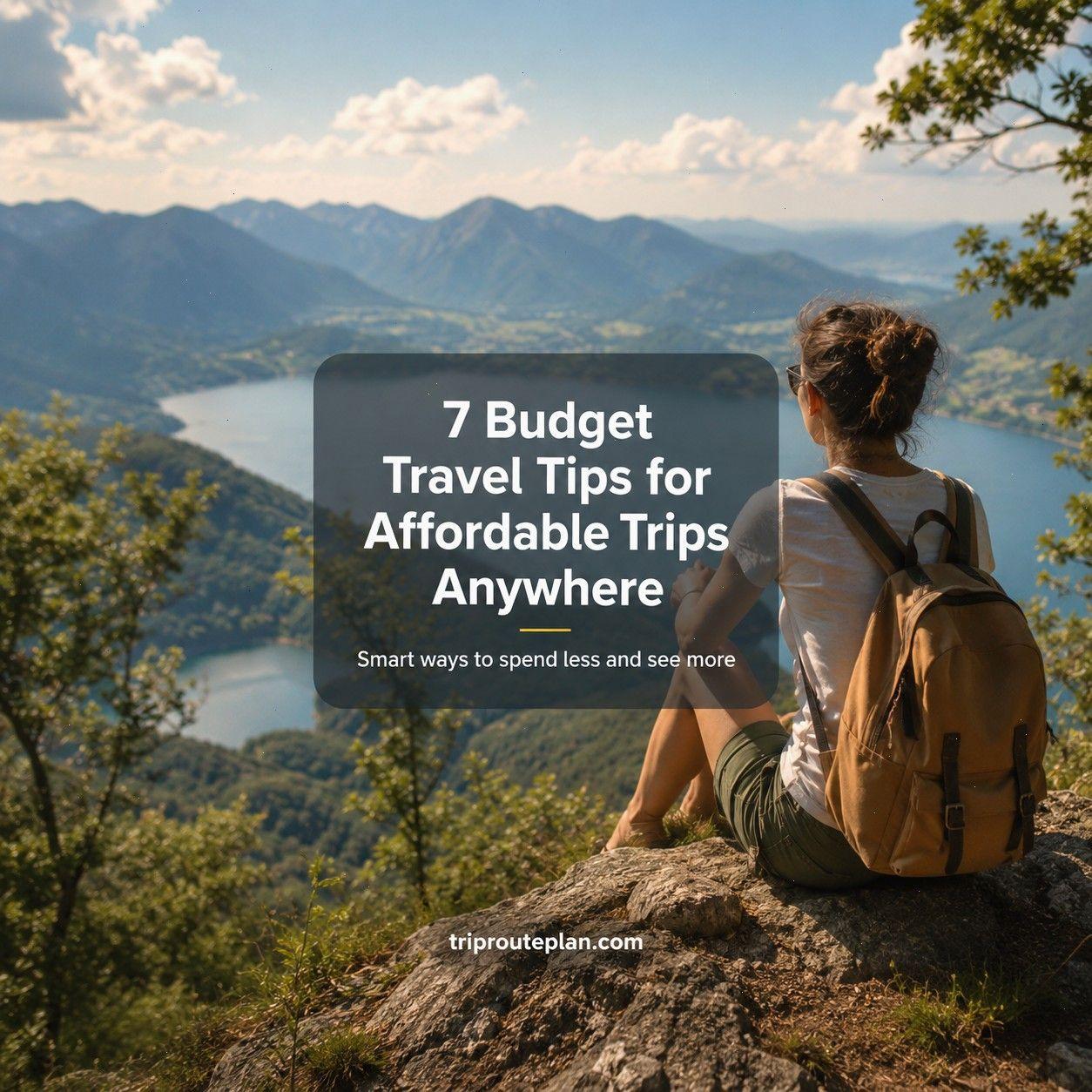 7 Budget Travel Tips for Affordable Trips Anywhere