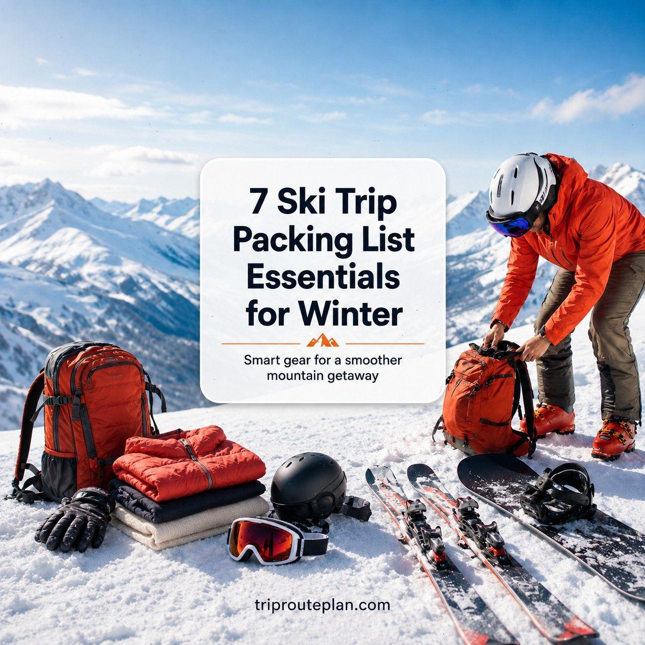 7 Ski Trip Packing List Essentials for a Winter Getaway