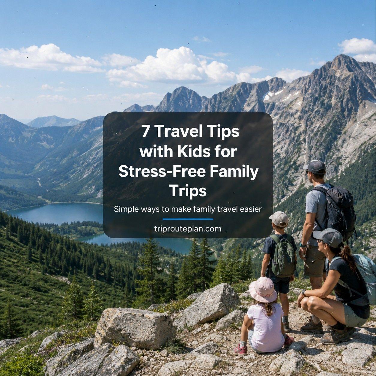 7 Travel Tips with Kids for Stress-Free Family Trips
