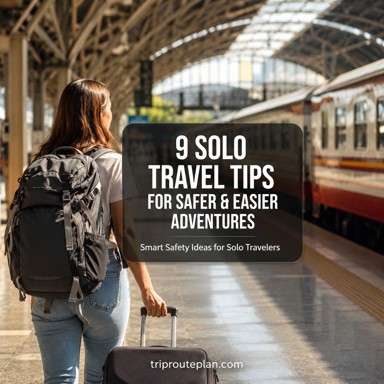 9 Solo Travel Tips for Safer and Easier Adventures