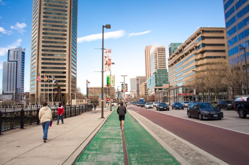 Baltimore City Street View — cheap places to travel in USA cheap places to travel in USA