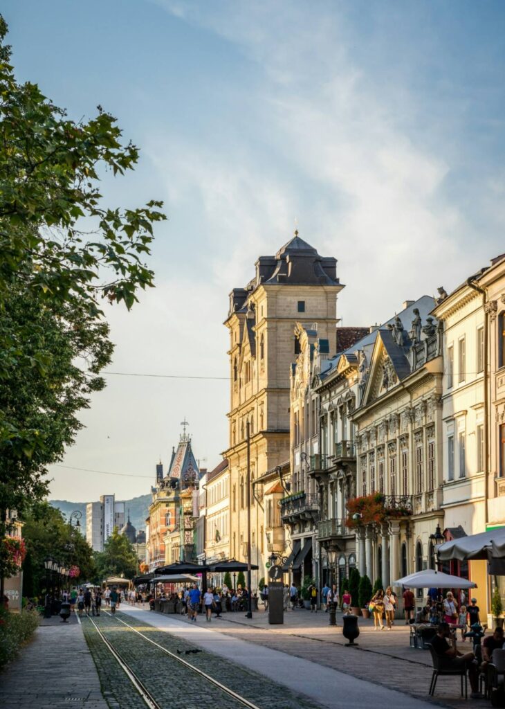 Main Street in Košice — places to visit in Slovakia places to visit in Slovakia - Main Street in Košice