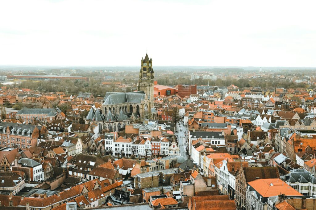 Bruges, Belgium: A Medieval Gem — beautiful getaways in Europe Beautiful view of Bruges, Belgium showcasing its medieval architecture and canals. — beautiful getaways in Europe