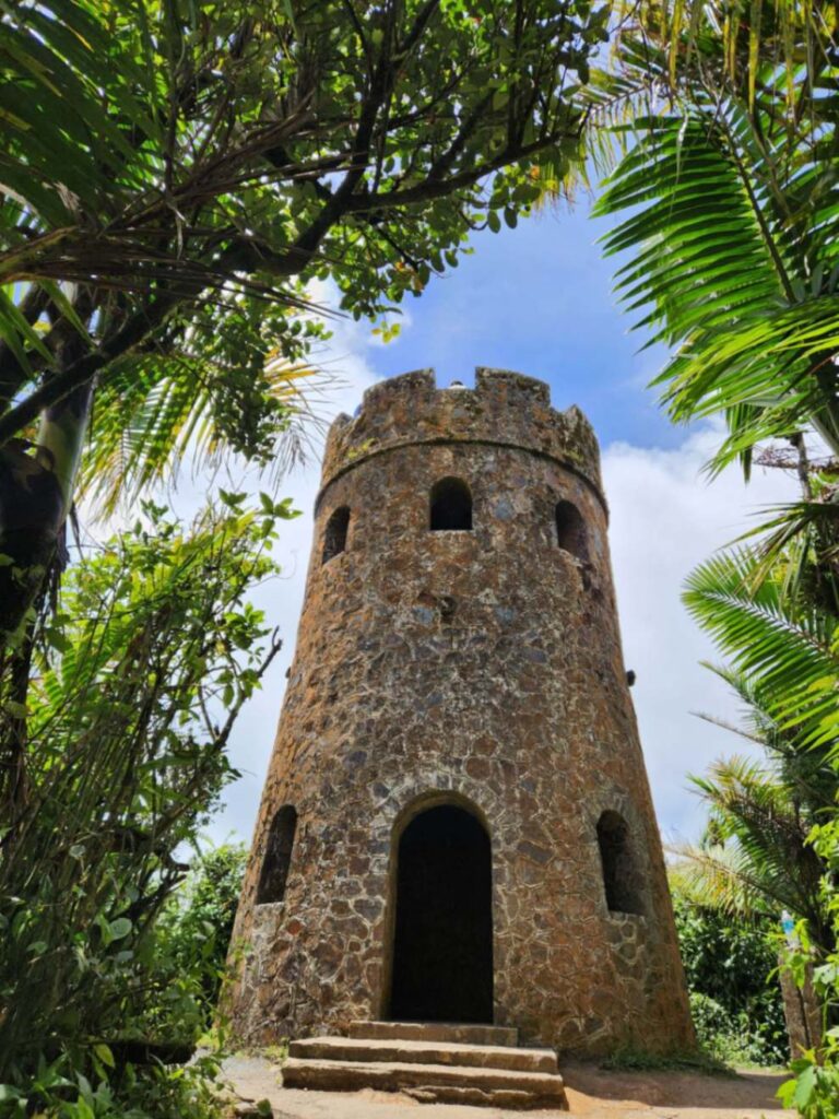 Stone Tower at Dry Tortugas National Park — secret places in the USA Historic stone tower surrounded by lush greenery at Dry Tortugas National Park, a secret place in — secret places in the USA