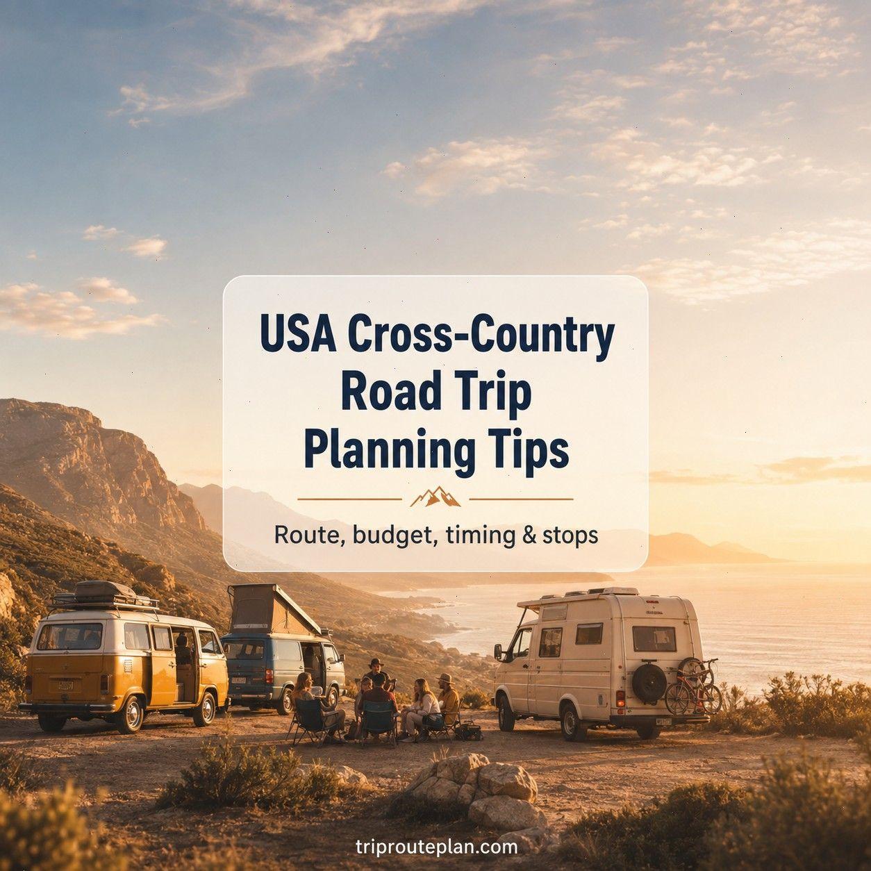 Top 10 Tips Planning a USA Cross-Country Road Trip