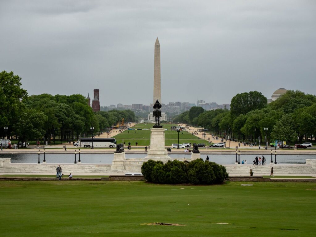 Washington, D.C. Monuments — cheap places to travel in USA Washington, D.C. National Mall with monuments and greenery — cheap places to travel in USA