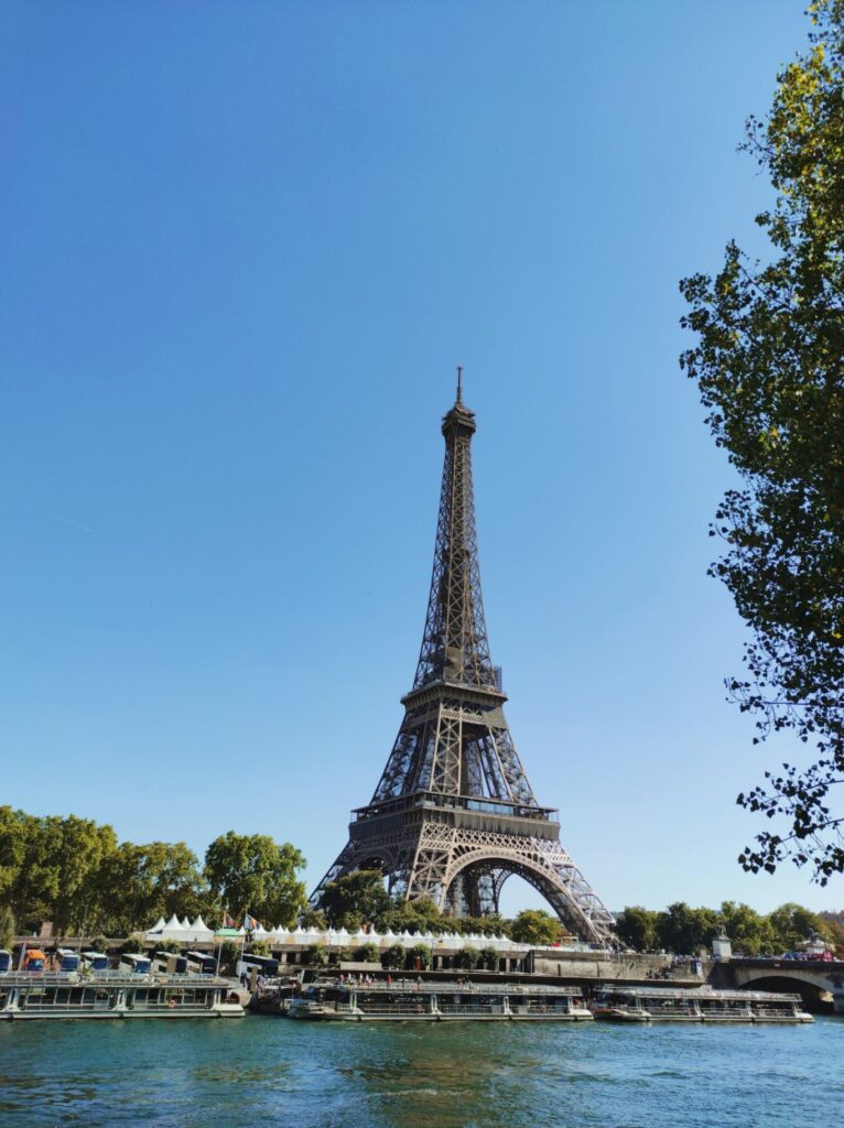 Eiffel Tower in Paris — Europe travel destinations Eiffel Tower in Paris, France — Europe travel destinations